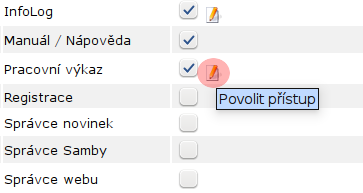 Podrobnější nastavení práv